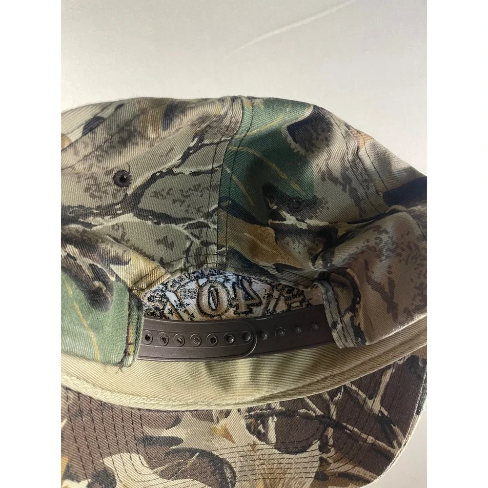 Vintage 1998 NFR 40th Anniversary Las Vegas Camo Snapback Hat Rodeo Cap